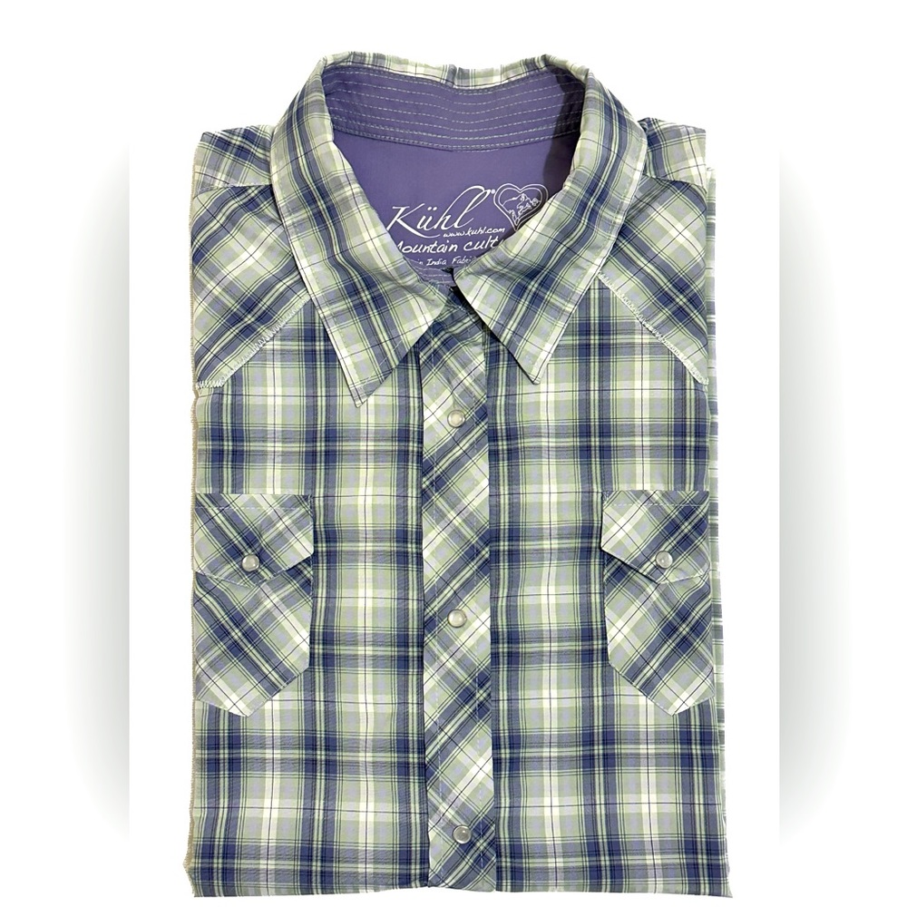 NWOT: Kuhl Pearl Button-Downs - Checkered - Size: X-Large - Picture 4 of 6